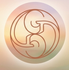 Grace & Grounded dual tree heart logo